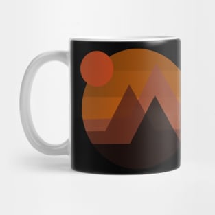 Sunset Over The Mountains Mug